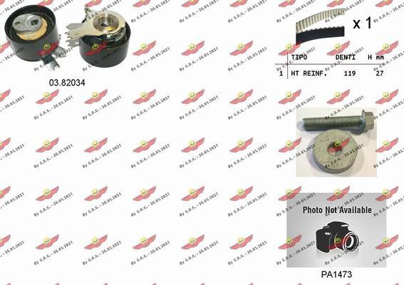 Autokit 04.5357PA - Water Pump & Timing Belt Set autospares.lv