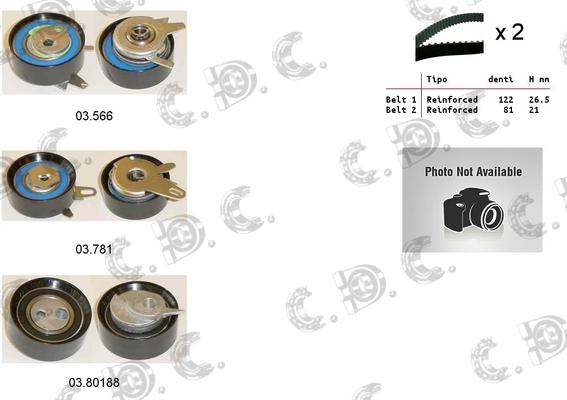 Autokit 04.5364 - Timing Belt Set autospares.lv