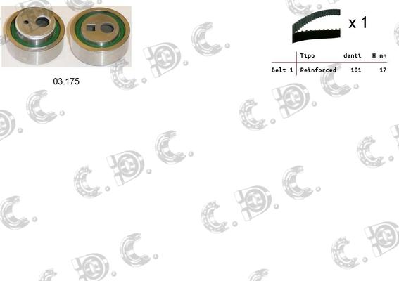 Autokit 04.5309 - Timing Belt Set autospares.lv