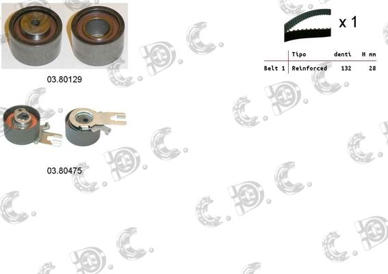 Autokit 04.5305 - Timing Belt Set autospares.lv