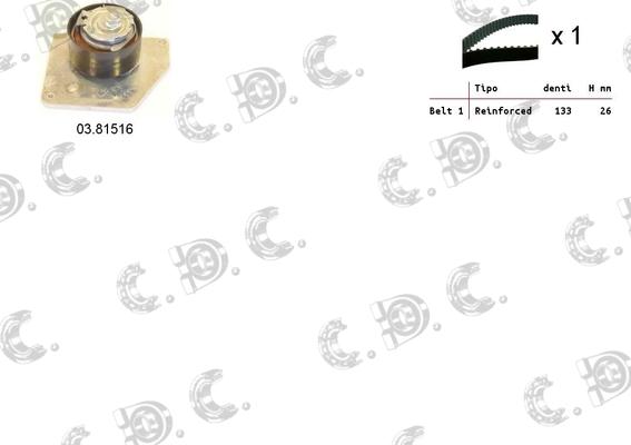 Autokit 04.5315 - Timing Belt Set autospares.lv