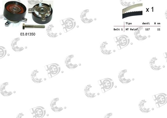 Autokit 04.5316 - Timing Belt Set autospares.lv