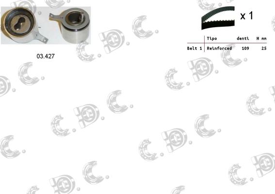 Autokit 04.5310 - Timing Belt Set autospares.lv