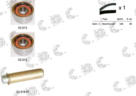 Autokit 04.5373 - Timing Belt Set autospares.lv