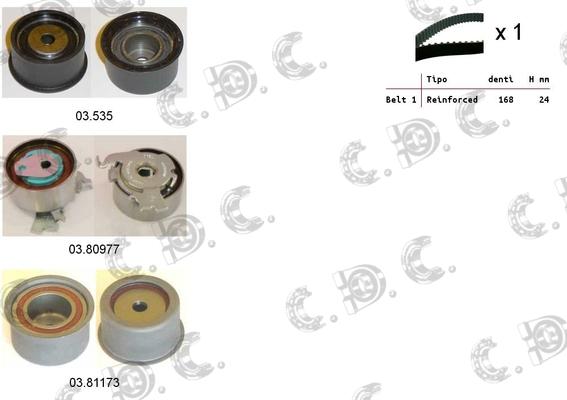 Autokit 04.5297 - Timing Belt Set autospares.lv