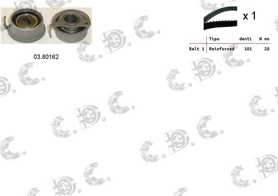 Autokit 04.5250 - Timing Belt Set autospares.lv