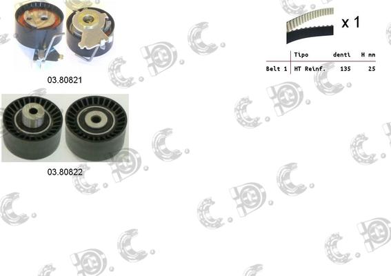 Autokit 04.5269 - Timing Belt Set autospares.lv