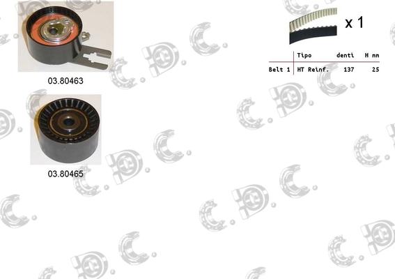 Autokit 04.5263 - Timing Belt Set autospares.lv