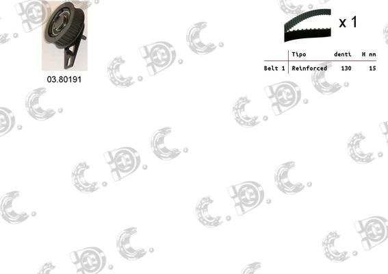 Autokit 04.5288 - Timing Belt Set autospares.lv