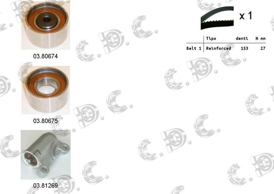 Autokit 04.5287C - Timing Belt Set autospares.lv