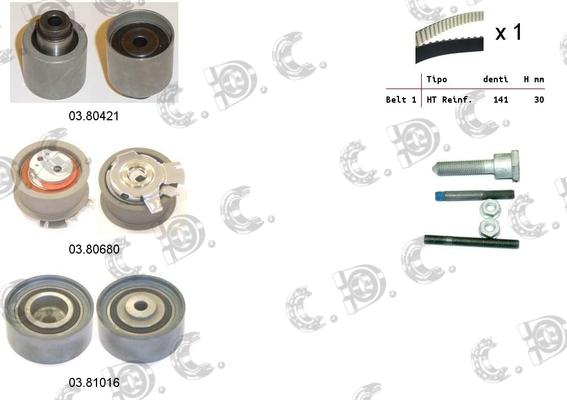 Autokit 04.5279 - Timing Belt Set autospares.lv