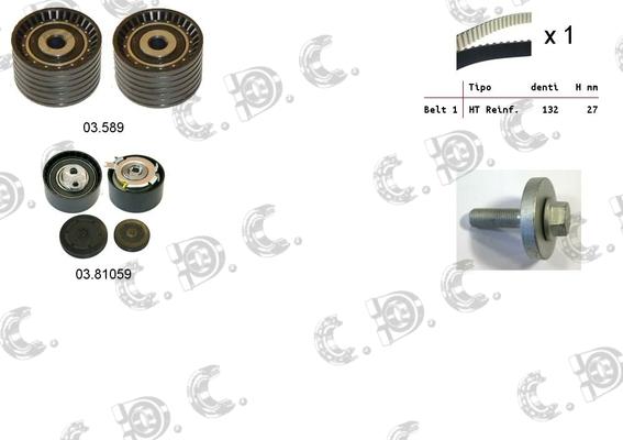 Autokit 04.5278 - Timing Belt Set autospares.lv