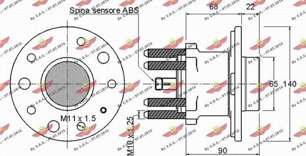 Autokit 01.97510 - Wheel Hub autospares.lv