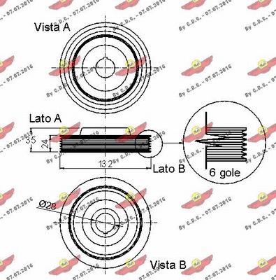 Autokit 03.90072 - Belt Pulley, crankshaft autospares.lv