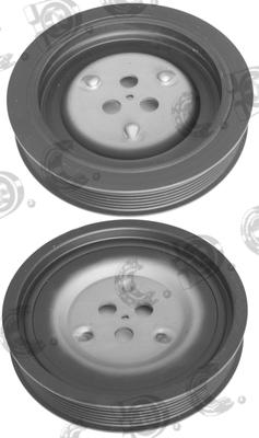 Autokit 03.90189 - Belt Pulley, crankshaft autospares.lv