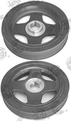 Autokit 03.90181 - Belt Pulley, crankshaft autospares.lv