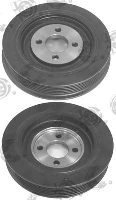 Autokit 03.90126 - Belt Pulley, crankshaft autospares.lv