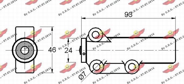 Autokit 03.80430 - Vibration Damper, timing belt autospares.lv