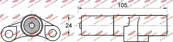 Autokit 03.81580 - Vibration Damper, timing belt autospares.lv