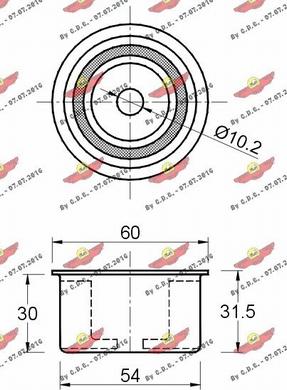 Autokit 03.81173 - Deflection / Guide Pulley, timing belt autospares.lv