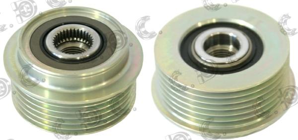 Autokit 03.81875 - Pulley, alternator, freewheel clutch autospares.lv