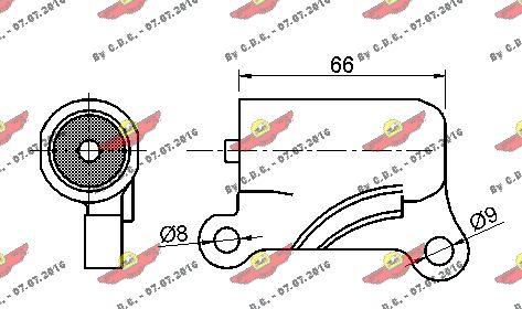 Autokit 03.81269 - Vibration Damper, timing belt autospares.lv