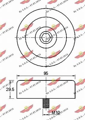 Autokit 03.81281 - Pulley, v-ribbed belt autospares.lv