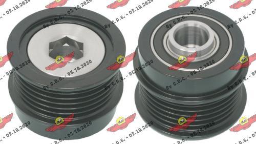 Autokit 03.82193 - Pulley, alternator, freewheel clutch autospares.lv