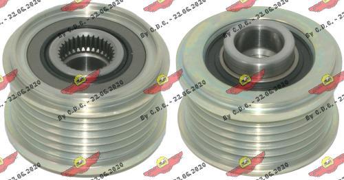 Autokit 03.82105 - Pulley, alternator, freewheel clutch autospares.lv