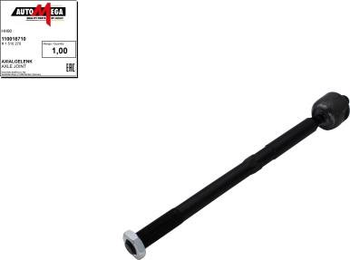 Automega 110016710 - Inner Tie Rod, Axle Joint autospares.lv