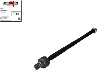 Automega 110155310 - Inner Tie Rod, Axle Joint autospares.lv