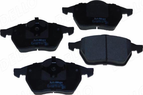 Automega 120044910 - Brake Pad Set, disc brake autospares.lv