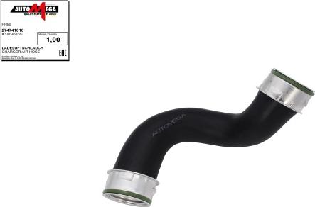 Automega 274741010 - Charger Intake Air Hose autospares.lv