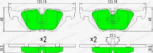 AutomotiveAdriado GLBP0246 - Brake Pad Set, disc brake autospares.lv