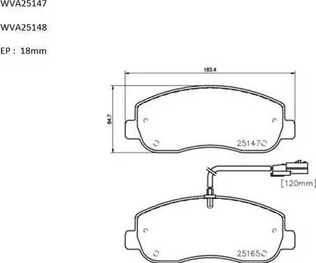 Automotor France ABP3339 - Brake Pad Set, disc brake autospares.lv