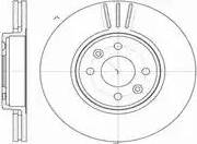 Automotor France ADC9446 - Brake Disc autospares.lv