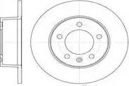 Automotor France ADC8028 - Brake Disc autospares.lv