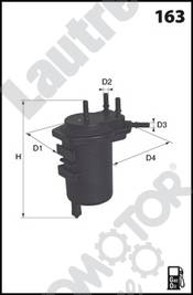 Automotor France LATG69 - Fuel filter autospares.lv