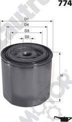 Automotor France LATH05 - Oil Filter autospares.lv