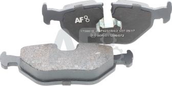 Automotor France PBP4231 - Brake Pad Set, disc brake autospares.lv