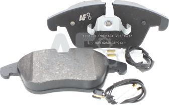 Automotor France PBP5424 - Brake Pad Set, disc brake autospares.lv