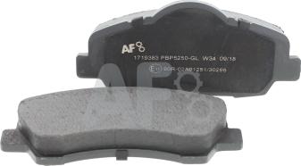 Automotor France PBP5250 - Brake Pad Set, disc brake autospares.lv