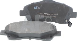 Automotor France PBP0083 - Brake Pad Set, disc brake autospares.lv