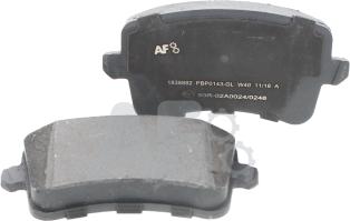 Automotor France PBP0143 - Brake Pad Set, disc brake autospares.lv