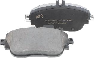 Automotor France PBP0161 - Brake Pad Set, disc brake autospares.lv