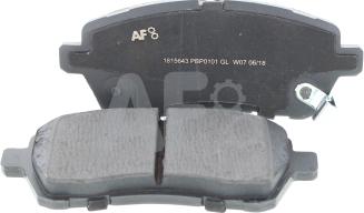 Automotor France PBP0101 - Brake Pad Set, disc brake autospares.lv