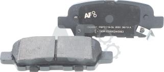 Automotor France PBP0119 - Brake Pad Set, disc brake autospares.lv