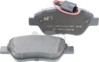 Automotor France PBP0134 - Brake Pad Set, disc brake autospares.lv