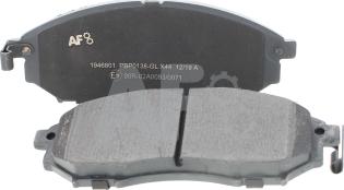 Automotor France PBP0138 - Brake Pad Set, disc brake autospares.lv