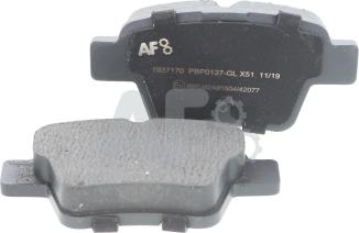 Automotor France PBP0137 - Brake Pad Set, disc brake autospares.lv